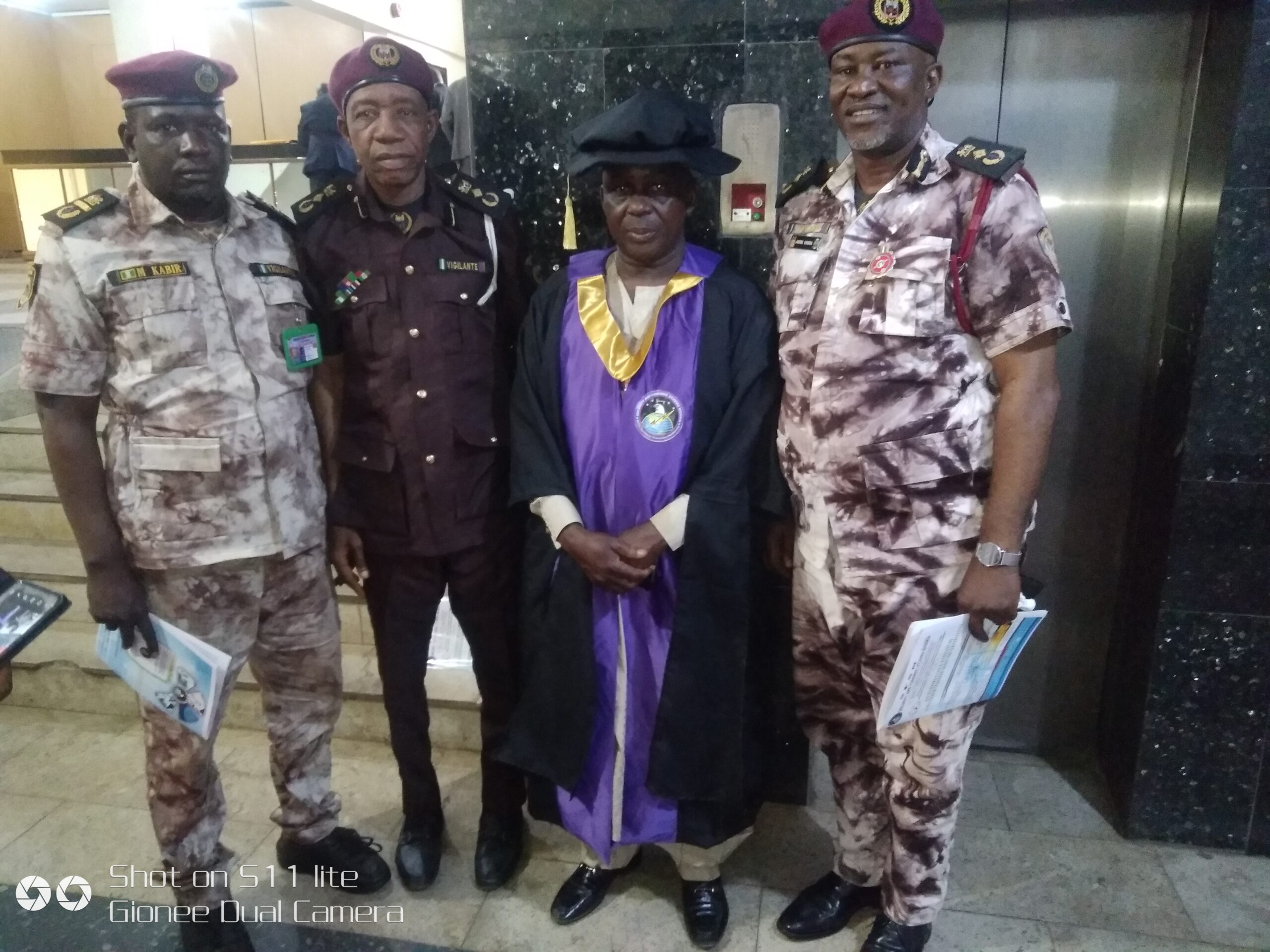 Commander General, Vigilante Group Of Nigeria, Navy Captain (Dr) Umar Bakori (rtd) Bags Honorary Doctorate Degree From Embry Riddle Aeronautical University U.S.A