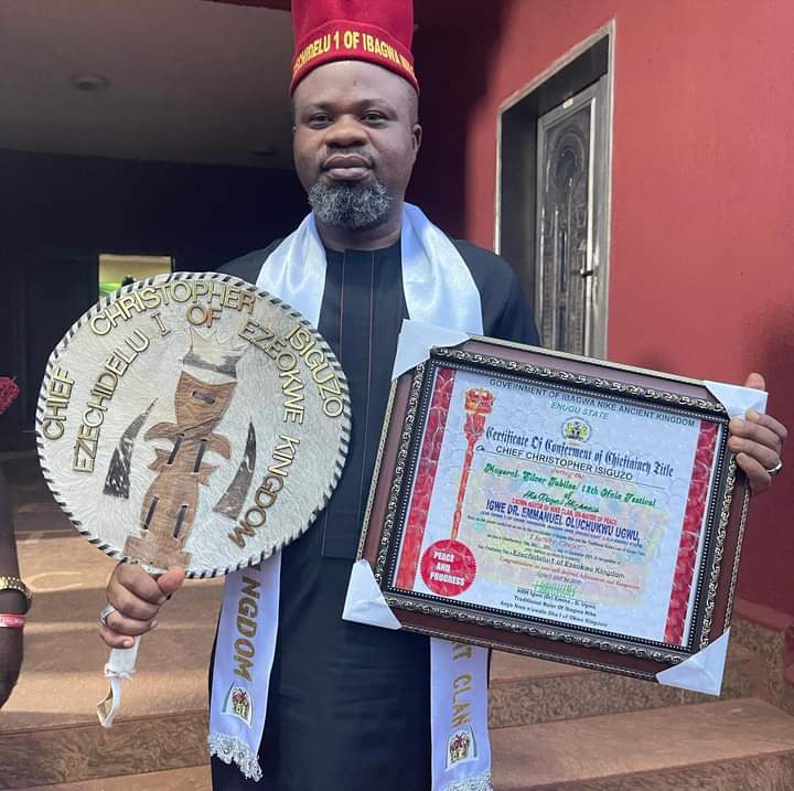 NUJ President, Christopher Isiguzo Bags Prestigious Traditional Chieftaincy Title Of Ezechidelu 1 Of Ezeokwu Kingdom
