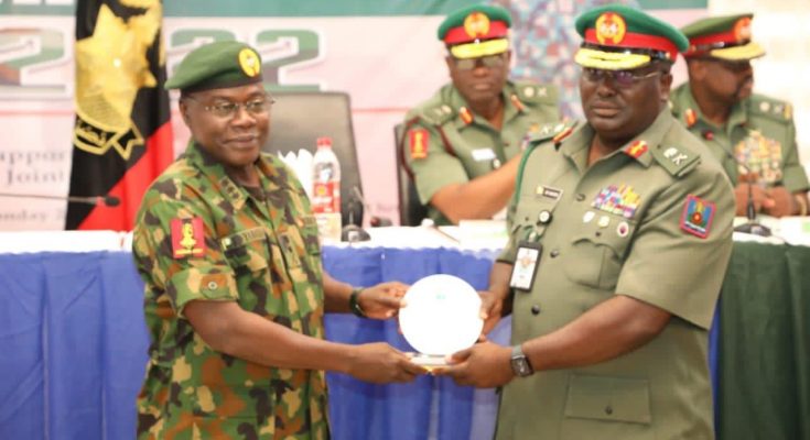 “BE RESOLUTE IN ACHIEVING ASSIGNED MISSIONS IN DEFENCE OF NIGERIA”, CHIEF OF ARMY STAFF CHARGES COMBAT SUPPORT ARMS