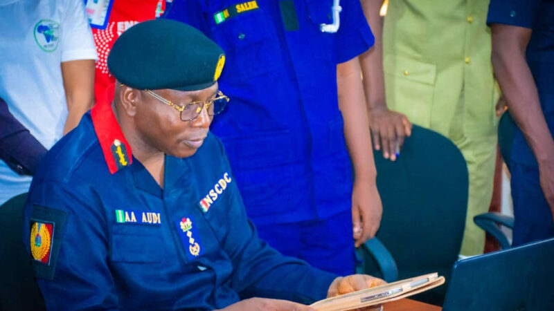 OUR OFFICERS AND MEN ARE SET TO AVERT ESCALATING ELECTION VIOLENCE SAYS NSCDC CG